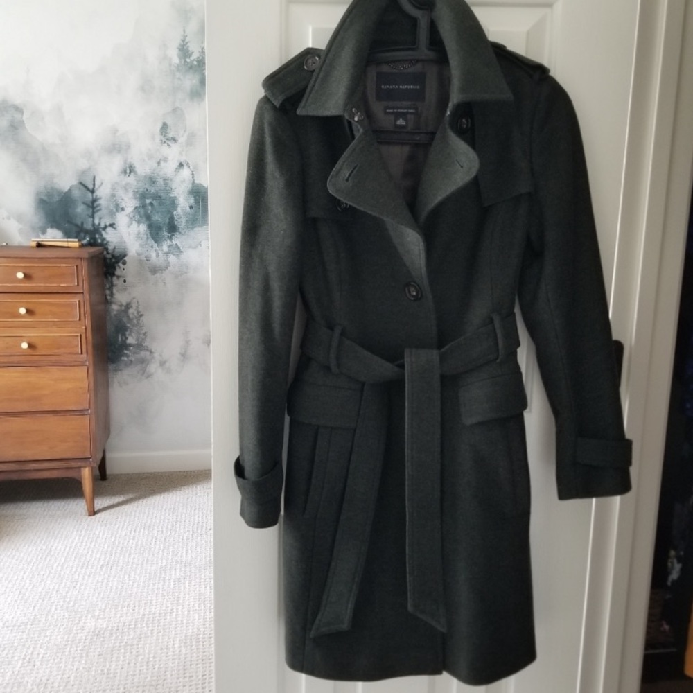 Banana Republic Italian Wool Trench